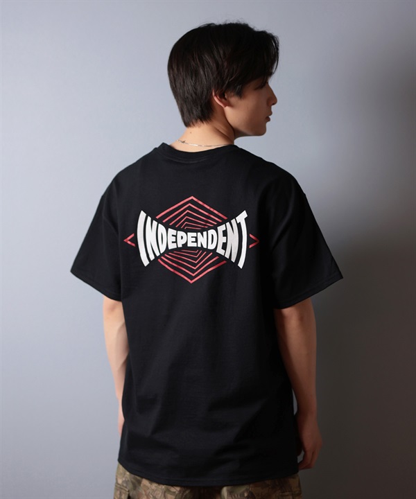INDEPENDENT インディペンデント 半袖 Tシャツ メンズ バックプリント ロゴ VERTIGO SPAN 518251401