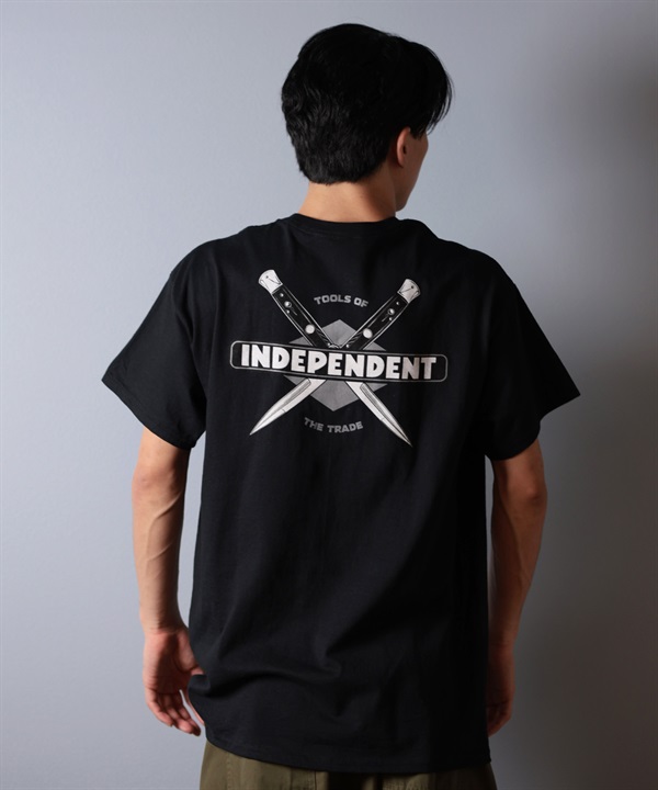 INDEPENDENT インディペンデント 半袖 Tシャツ メンズ バックプリント ロゴ TOOLS OF THE TRADE 518251402
