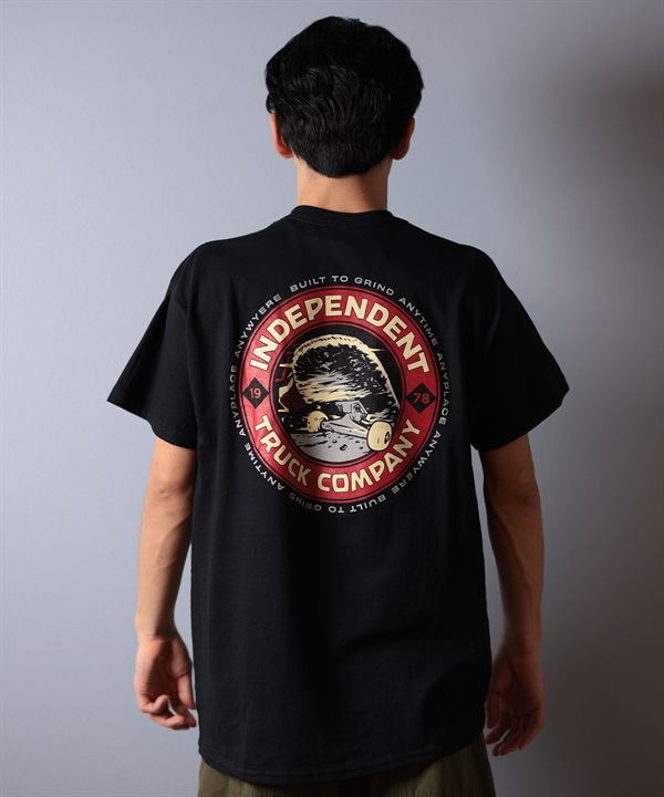 INDEPENDENT インディペンデント 半袖 Tシャツ メンズ バックプリント ロゴ ITC SMITH 518251403