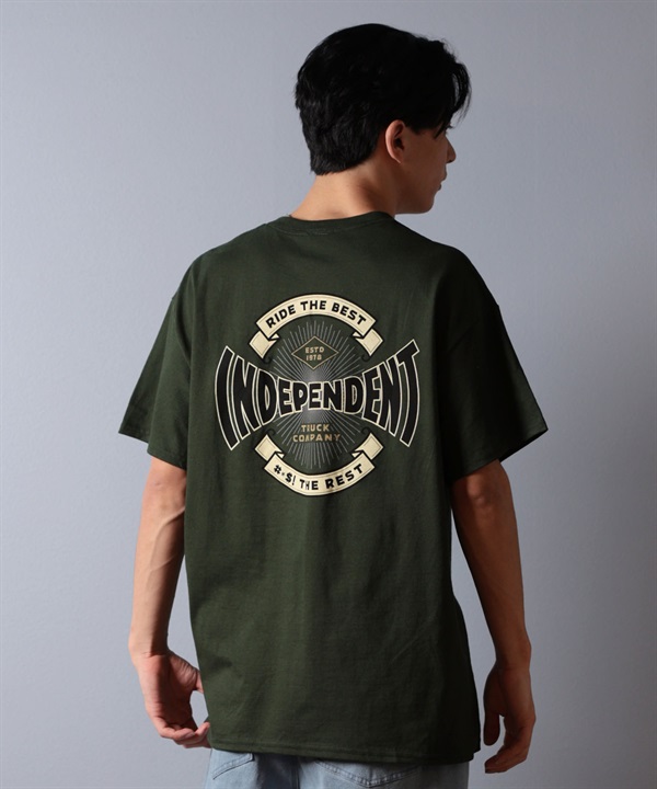 INDEPENDENT インディペンデント 半袖 Tシャツ メンズ バックプリント ロゴ ESTABLISHED 78 518251406