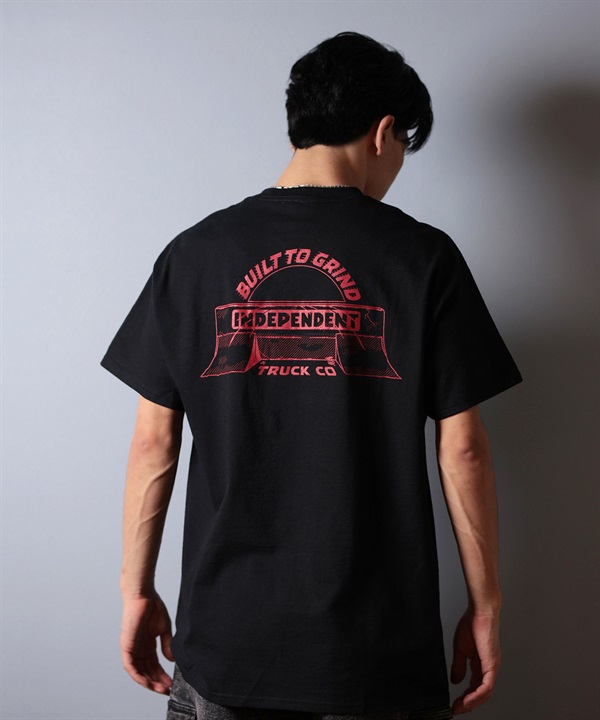 INDEPENDENT インディペンデント 半袖 Tシャツ メンズ バックプリント ロゴ BAR-RIER 518251407