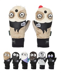 eb's エビス KEMONO CHAN スノーボード グローブ ユニセックス ムラサキスポーツ 25-26モデル(NAMAK-S)