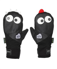 eb's エビス KEMONO CHAN スノーボード グローブ ユニセックス ムラサキスポーツ 25-26モデル(BLACK-S)