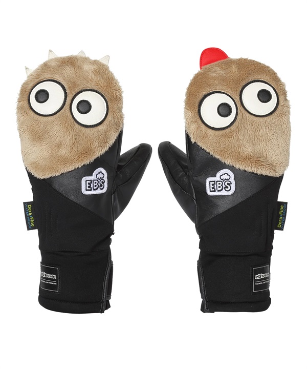 eb's エビス KEMONO CHAN スノーボード グローブ ユニセックス ムラサキスポーツ 25-26モデル