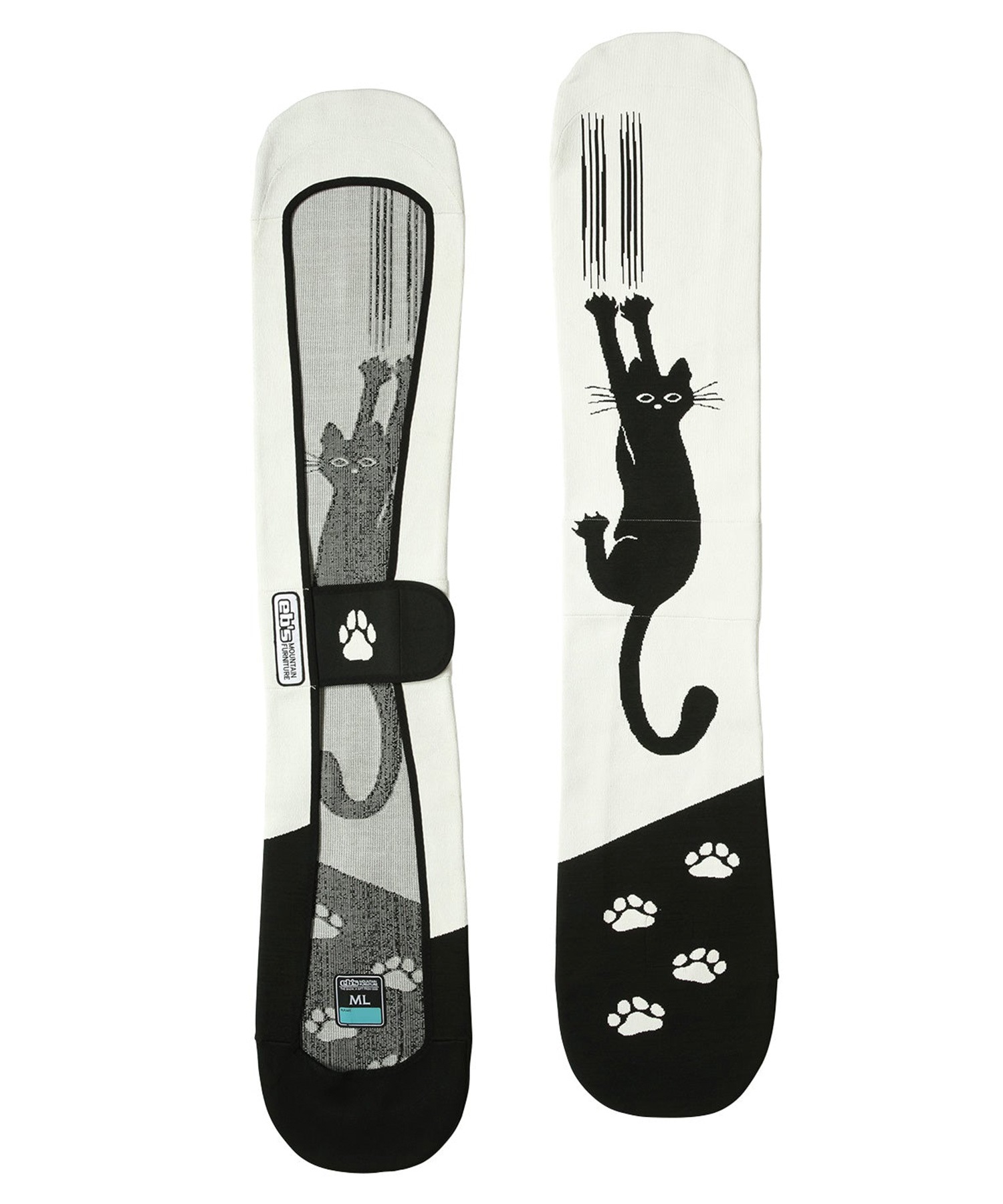 eb's エビス KNIT COVER KURONEKO ニットカバー スノーボード ソール