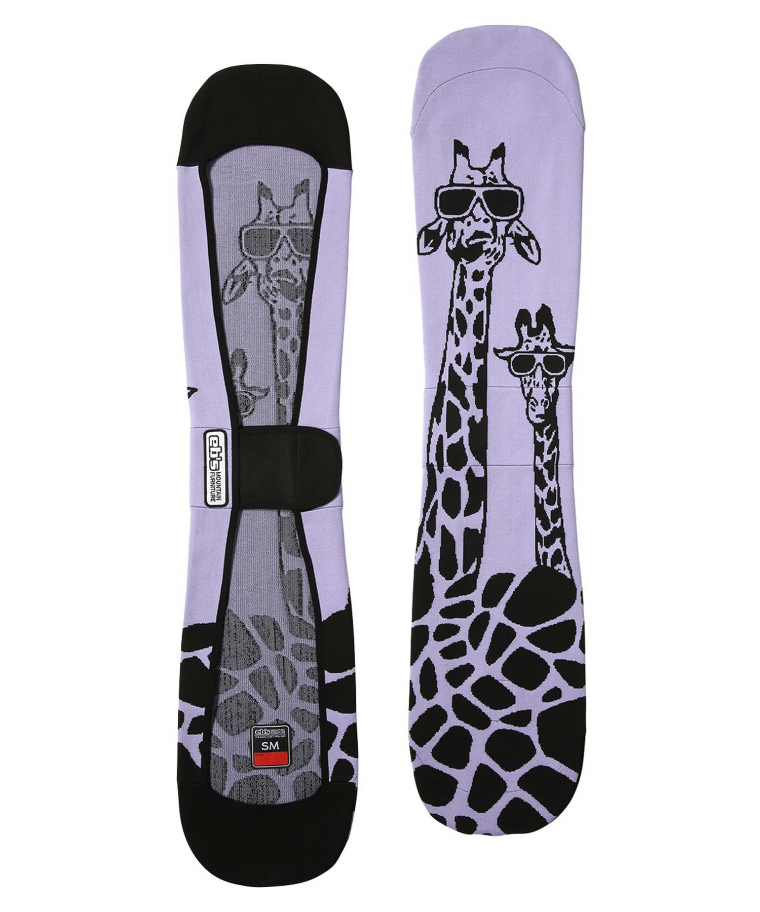 eb's エビス KNIT COVER GIRAFFE ニットカバー スノーボード ソール