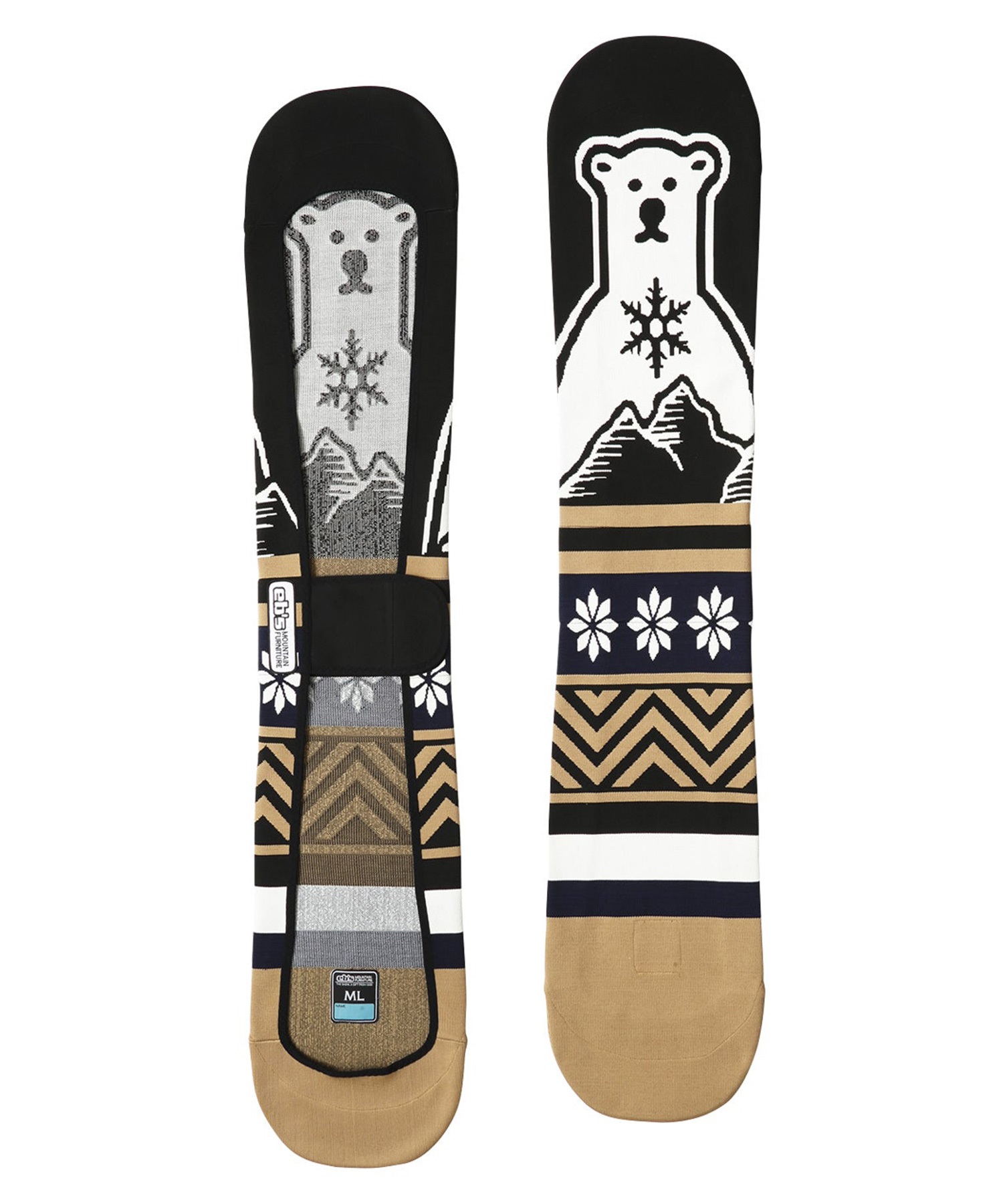 eb's エビス KNIT COVER BEAR ニットカバー スノーボード ソールガード