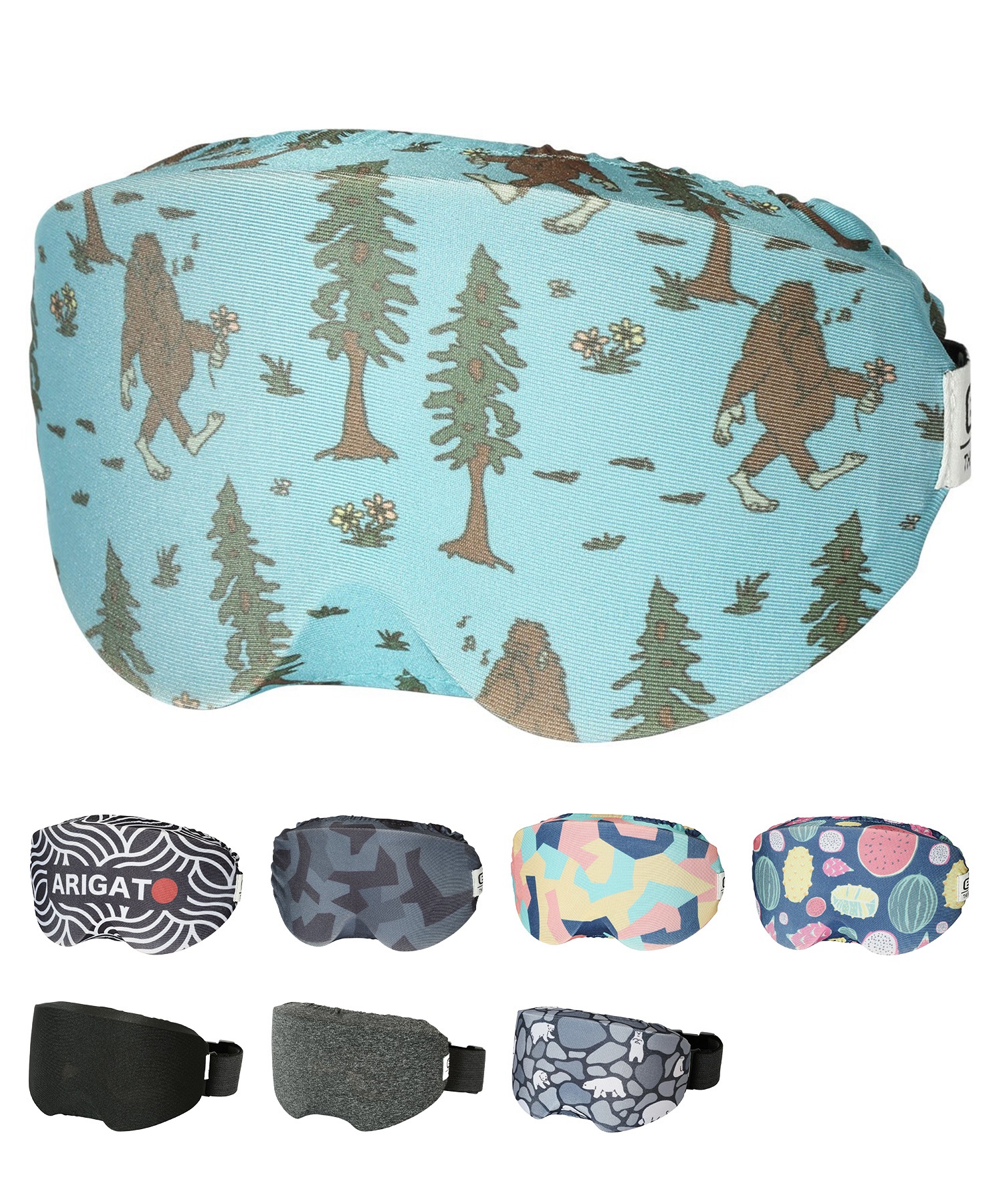 eb's エビス GOGGLE COVER ゴーグルカバー スノーボード 保護 ムラサキ