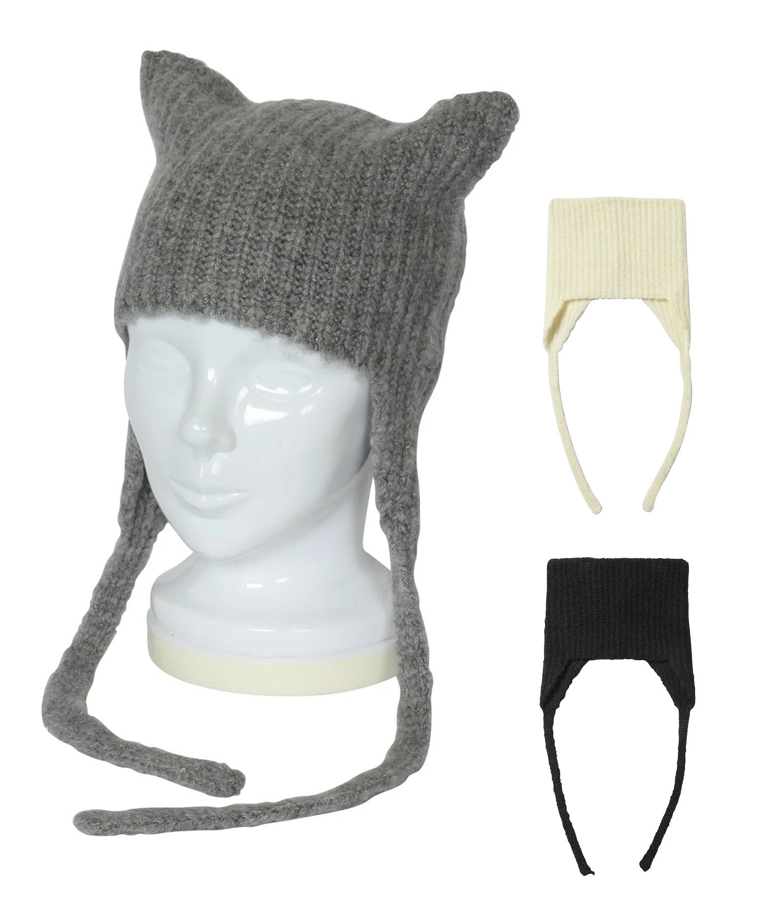 eb's エビス CAT BEANIE スノーボード ビーニー ユニセックス ムラサキ