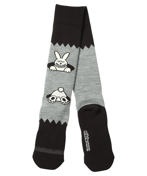 eb's エビス VERY WARM RABBIT スノーボード ソックス ユニセックス ムラサキスポーツ 25-26モデル MM H14 【2526】