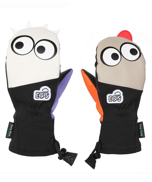 eb's エビス KEMONO JR スノーボード グローブ キッズ ジュニア ユース ムラサキスポーツ 25-26モデル MM G11 【2526】