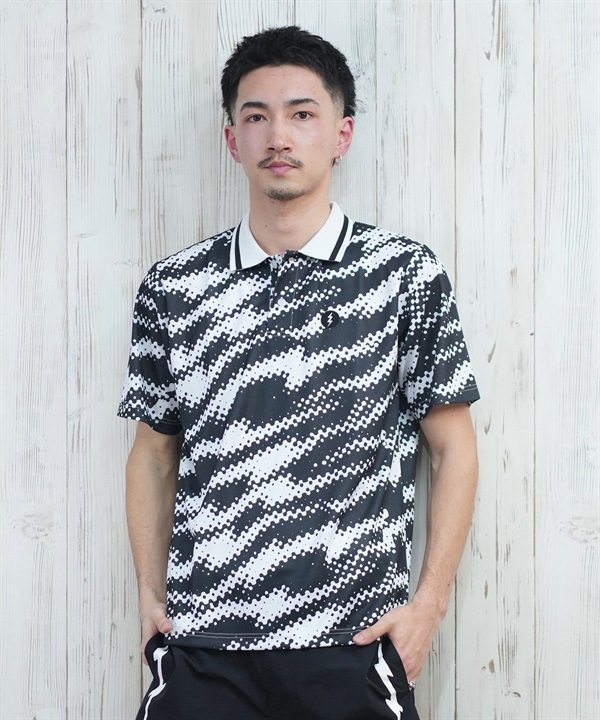 Electric エレクトリック ポロシャツ メンズ DOT CAMO DRY S S POLO EG25SU04