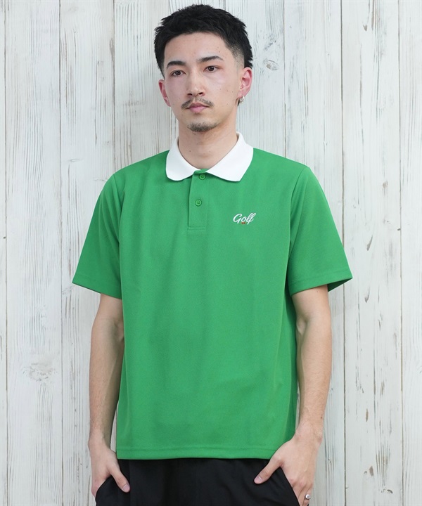 Electric エレクトリック ポロシャツ メンズ ワンポイント シンプル 1POINT GOLF LOGO S S POLO EG25SU05