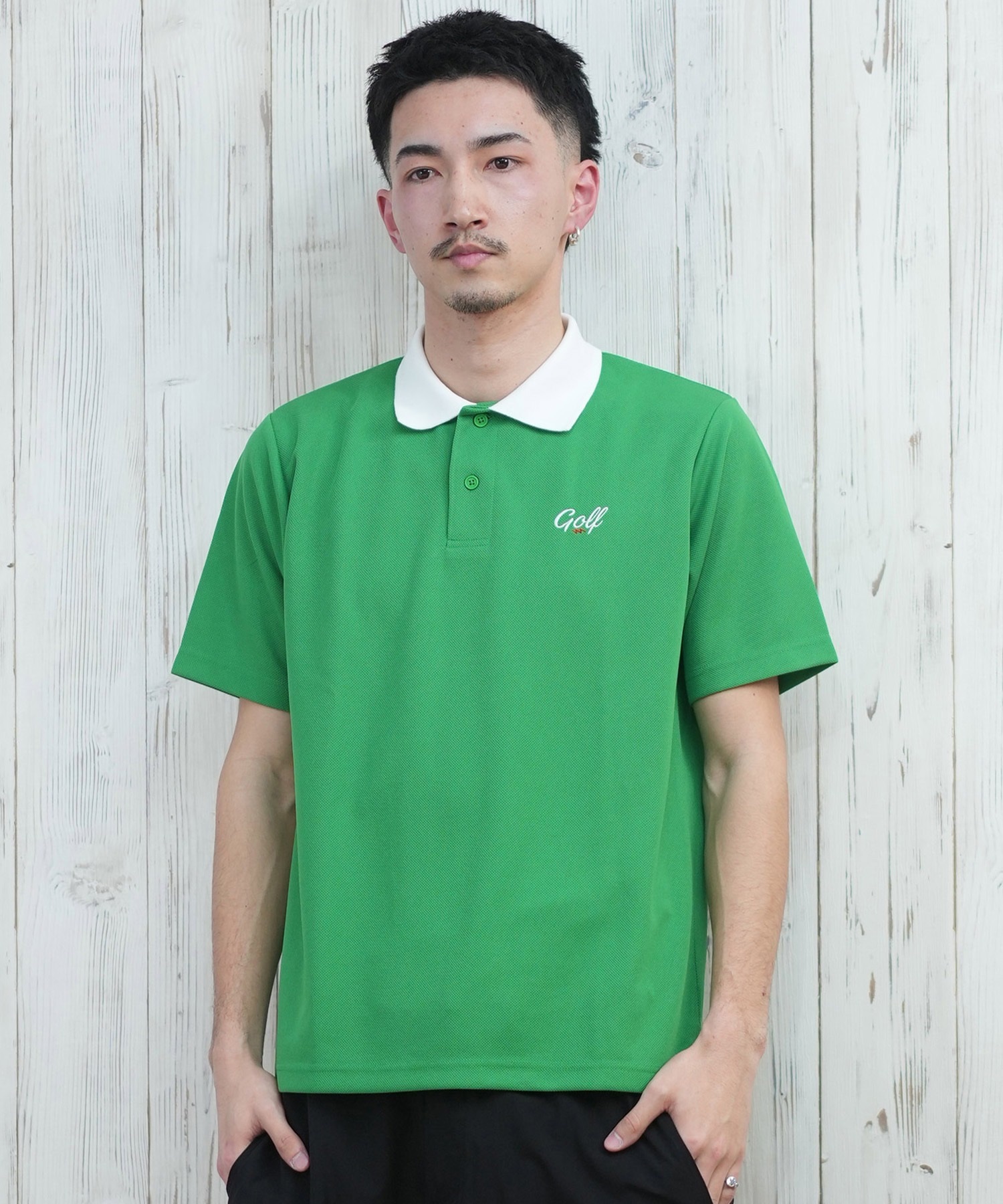 Electric エレクトリック ポロシャツ メンズ ワンポイント シンプル