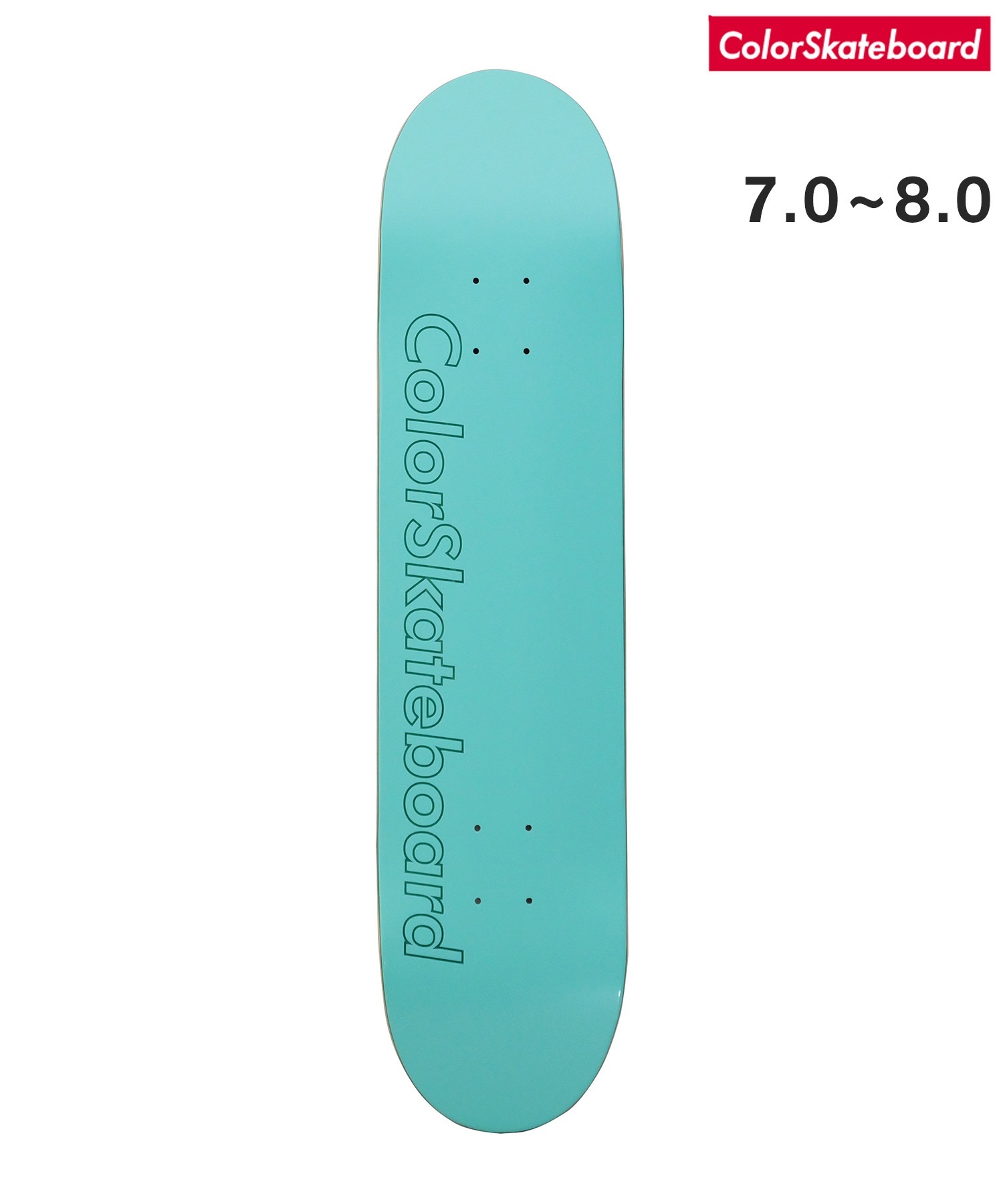 COLOR SKATEBOARD カラースケート スケートボード デッキ 7.0～8.0inch  COLOR DECK RESIN 7 ムラサキスポーツ(EM-7inch)
