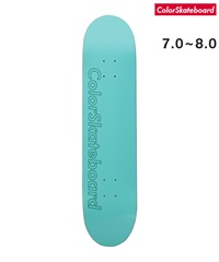 COLOR SKATEBOARD カラースケート スケートボード デッキ 7.0～8.0inch  COLOR DECK RESIN 7 ムラサキスポーツ(EM-7inch)