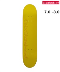COLOR SKATEBOARD カラースケート スケートボード デッキ 7.0～8.0inch  COLOR DECK RESIN 7 ムラサキスポーツ(YE-7inch)