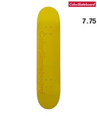COLOR SKATEBOARD カラースケート スケートボード デッキ 7.0～8.0inch  COLOR DECK RESIN 7 ムラサキスポーツ(YE-7.75inch)