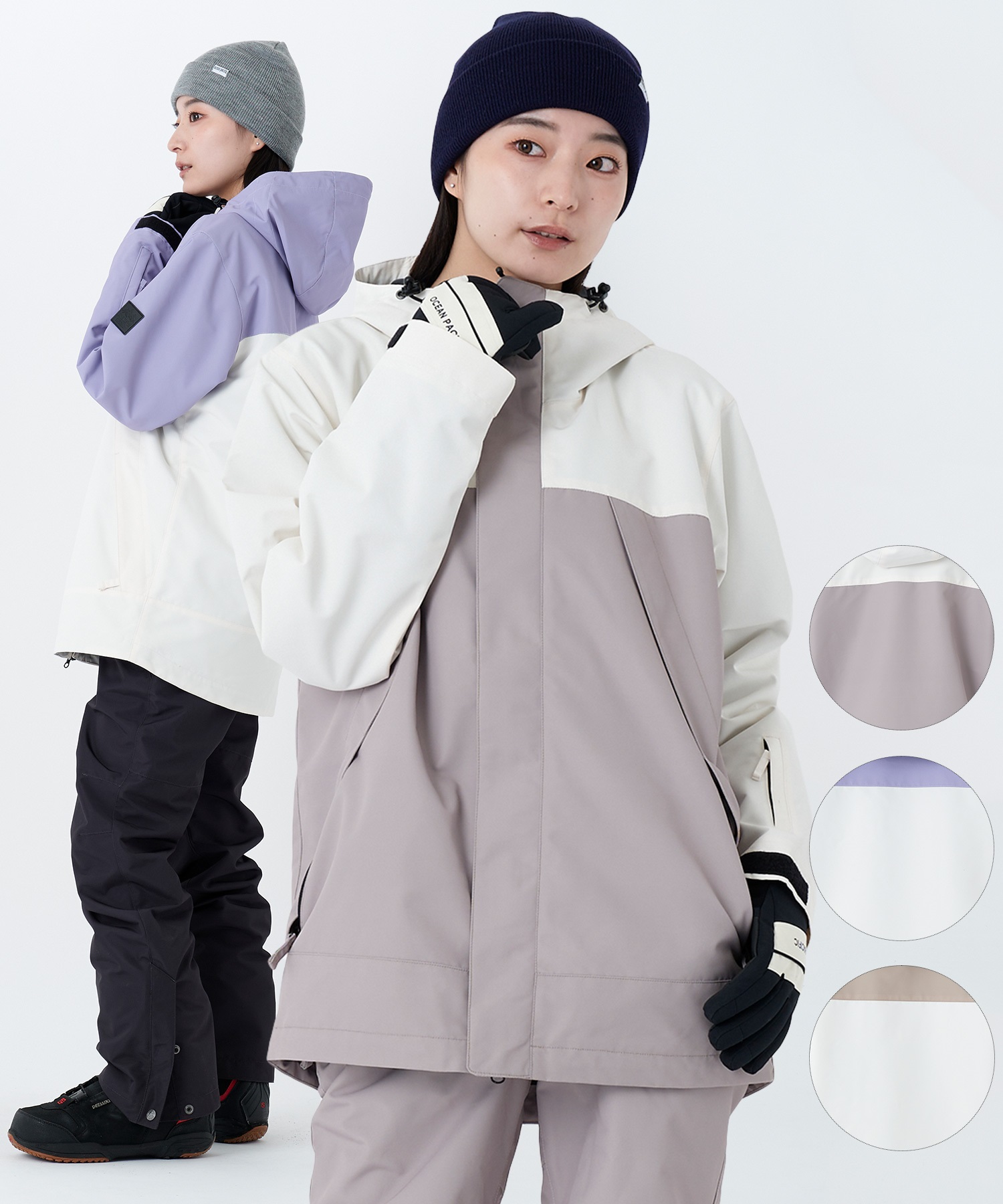 【早期購入/店頭受取対象外】OP オーシャンパシフィック スノーボード ジャケット レディース NEWスタンダードジャケット 545303 ムラサキスポーツ 25-26モデル MM D18(OWT-S)