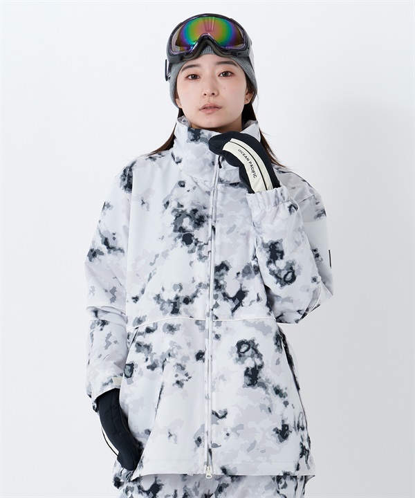 【早期購入/店頭受取対象外】OP オーシャンパシフィック スノーボード ジャケット レディース パイピングドジャケット 545301 ムラサキスポーツ 25-26モデル MM D18(WTP-S)
