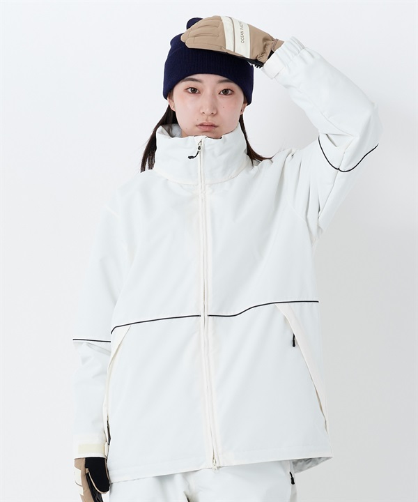 【早期購入/店頭受取対象外】OP オーシャンパシフィック スノーボード ジャケット レディース パイピングドジャケット 545301 ムラサキスポーツ 25-26モデル MM D18