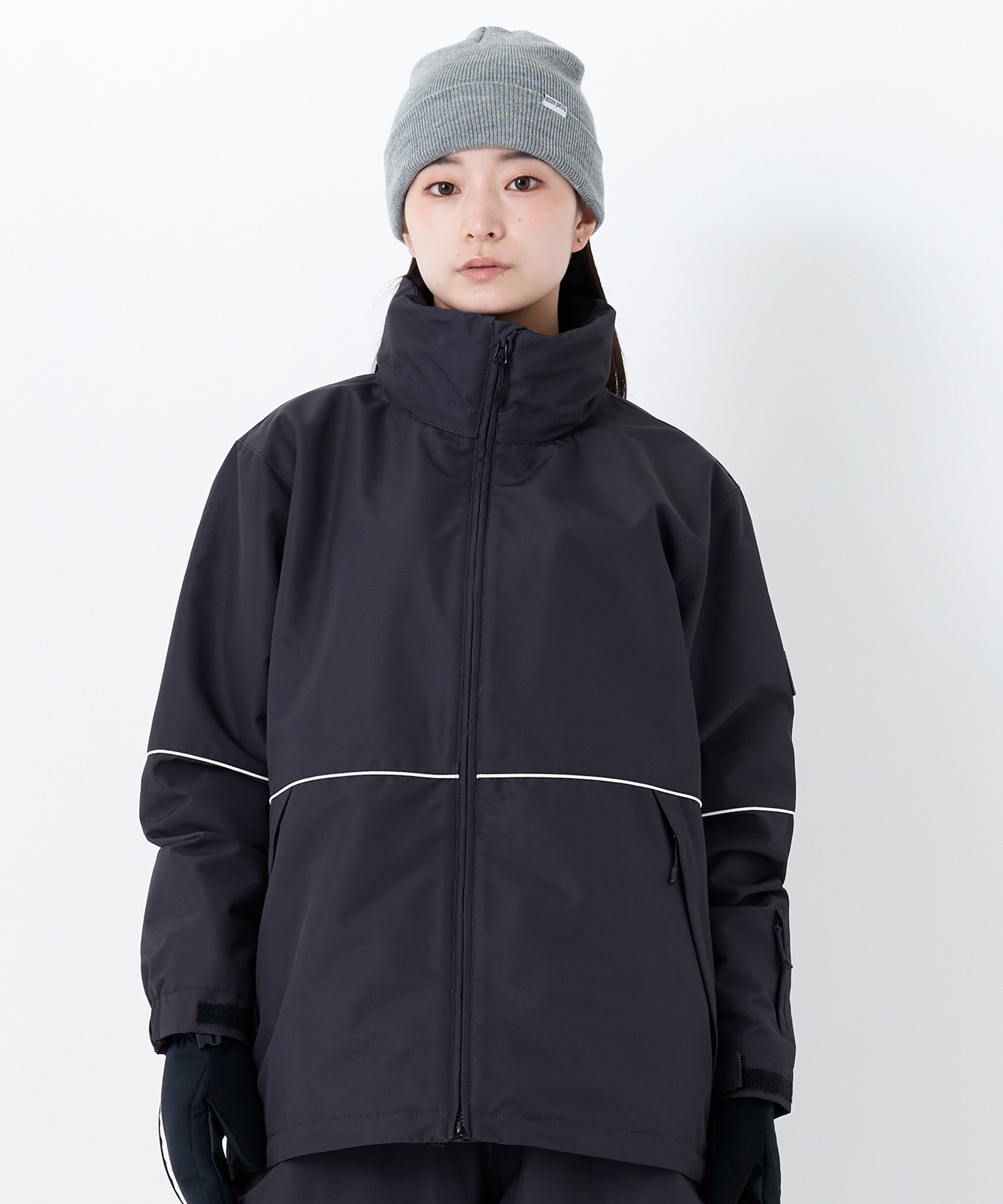 【早期購入/店頭受取対象外】OP オーシャンパシフィック スノーボード ジャケット レディース パイピングドジャケット 545301 ムラサキスポーツ 25-26モデル MM D18(BK-S)