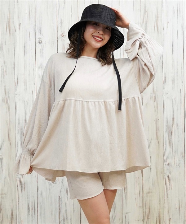OP オーシャンパシフィック 水着 4点セット レディース 水陸両用 ラッシュガード 525814