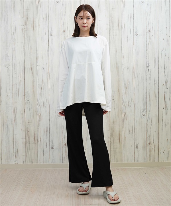 【muta】ラッシュ ロングスリーブ Tシャツ 紫外線カット ラッシュガード Tシャツ