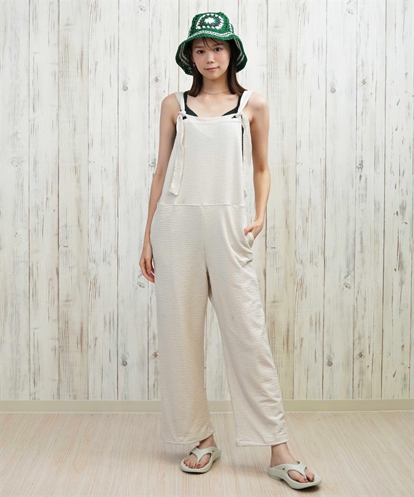 OP オーシャンパシフィック サロペット オーバーオール レディース 水着 ラッシュガード 水陸両用 525350