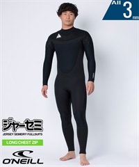 ONEILL オニール MR JERSEMI 3mm ジャーセミ MSS-536A5 メンズ ウェットスーツ フルスーツ ムラサキスポーツ限定(BLK-M)