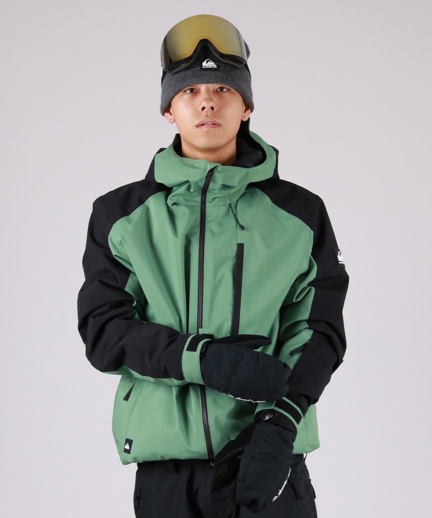 QUIKSILVER クイックシルバー MISSION BLOCK JK ジャケット スノーボード ウェア ユニセックス ムラサキスポーツ 25-26モデル MX J12 【2526】(GND0-XS)