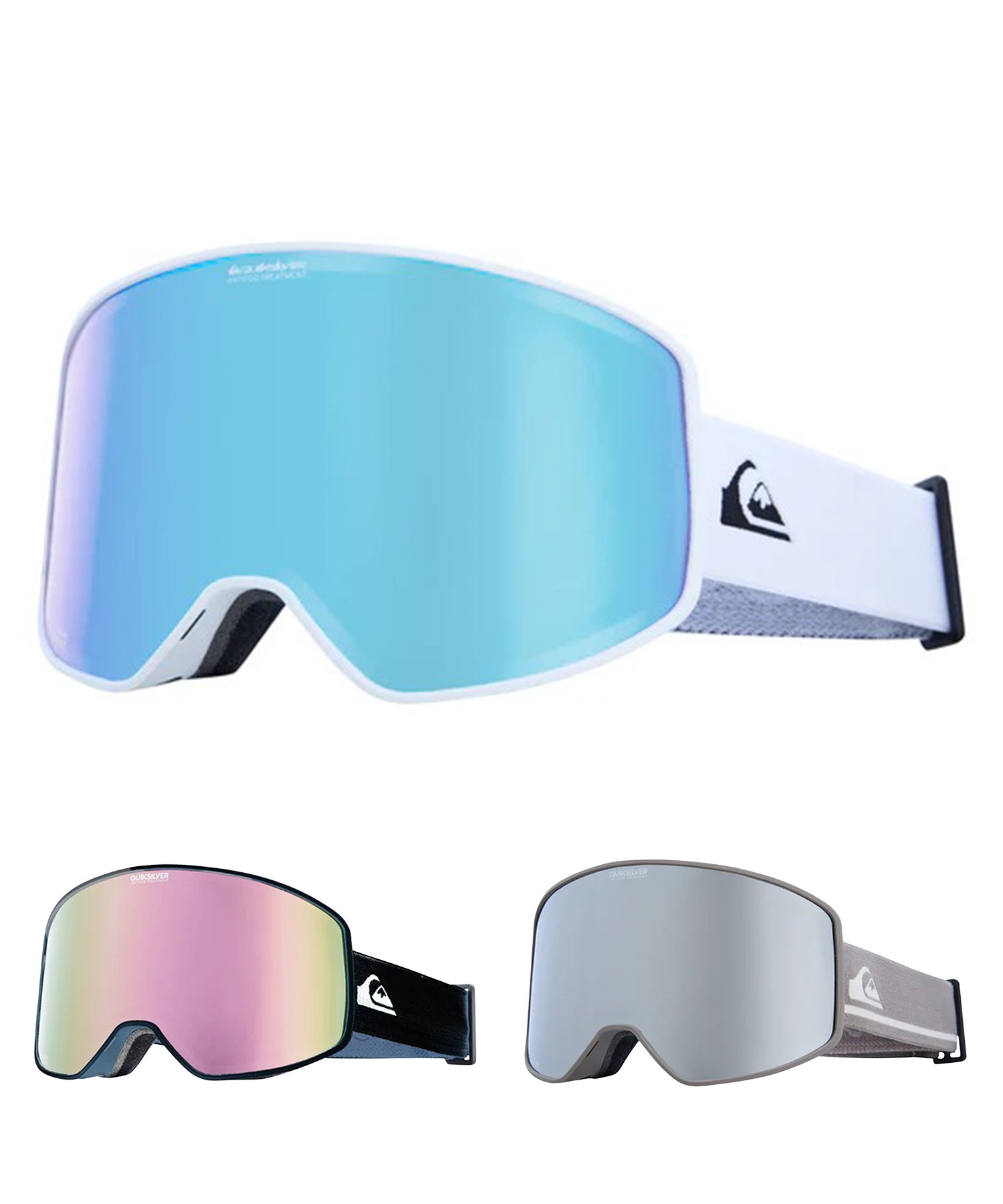 2526】 QUIKSILVER クイックシルバー スノーボード ゴーグル ユニ