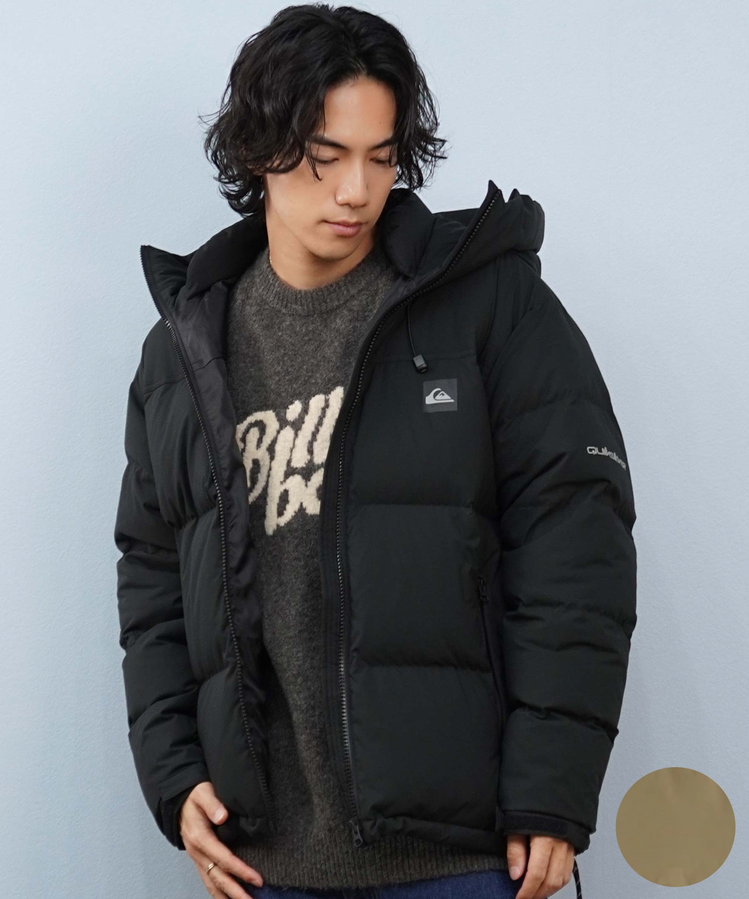 25 QUIKSILVER クイックシルバー ダウンジャケット STRONG WIND DOWN JACKET アウター シンプル コンパクト 撥水 防風 保温 枕 サーフィン マリンスポーツ メンズ 2025年秋冬 品番 QJK254003 日本正規品 QUIKSILVER クイックシルバー ダウン ジャケット メンズ 撥水 防風