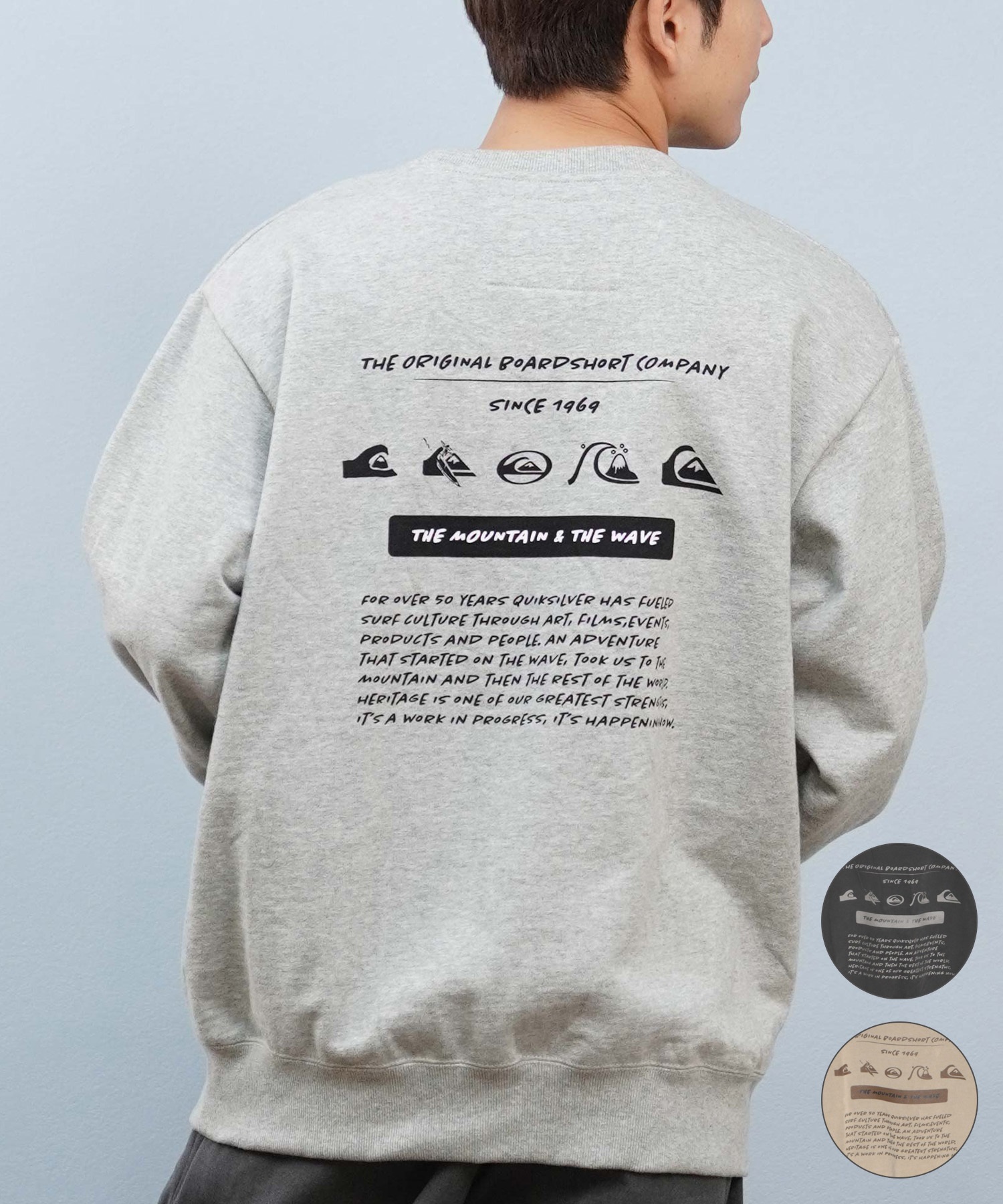 QUIKSILVER クイックシルバー トレーナー スウェット メンズ クルー