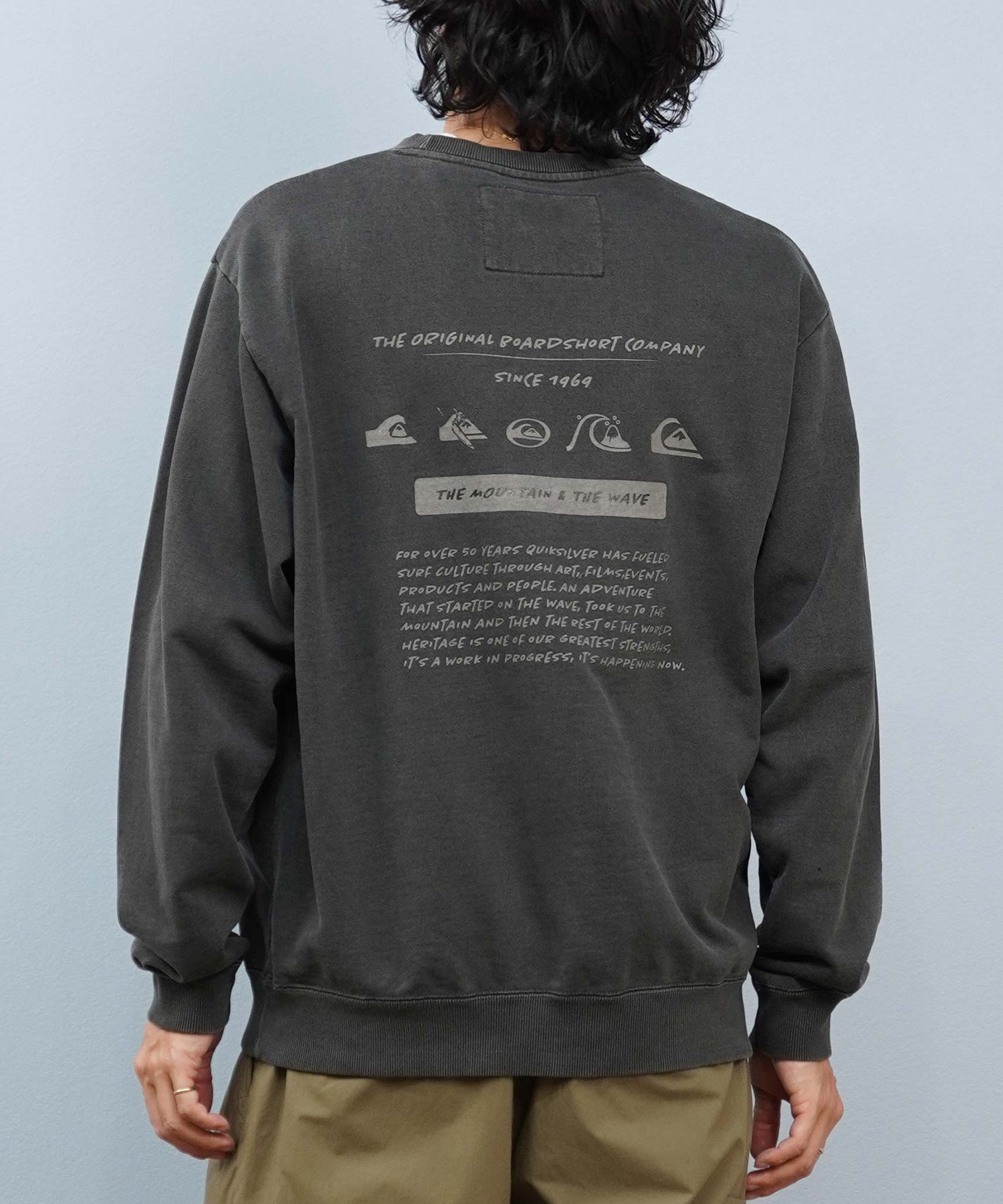 QUIKSILVER クイックシルバー トレーナー スウェット メンズ クルー