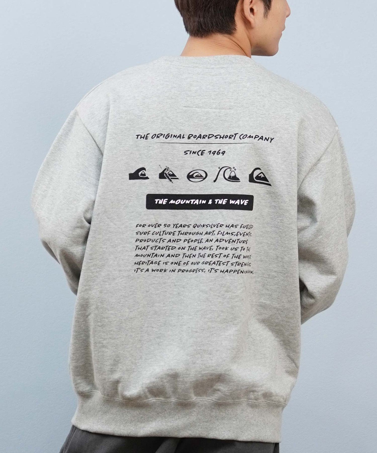 QUIKSILVER クイックシルバー トレーナー スウェット メンズ クルー