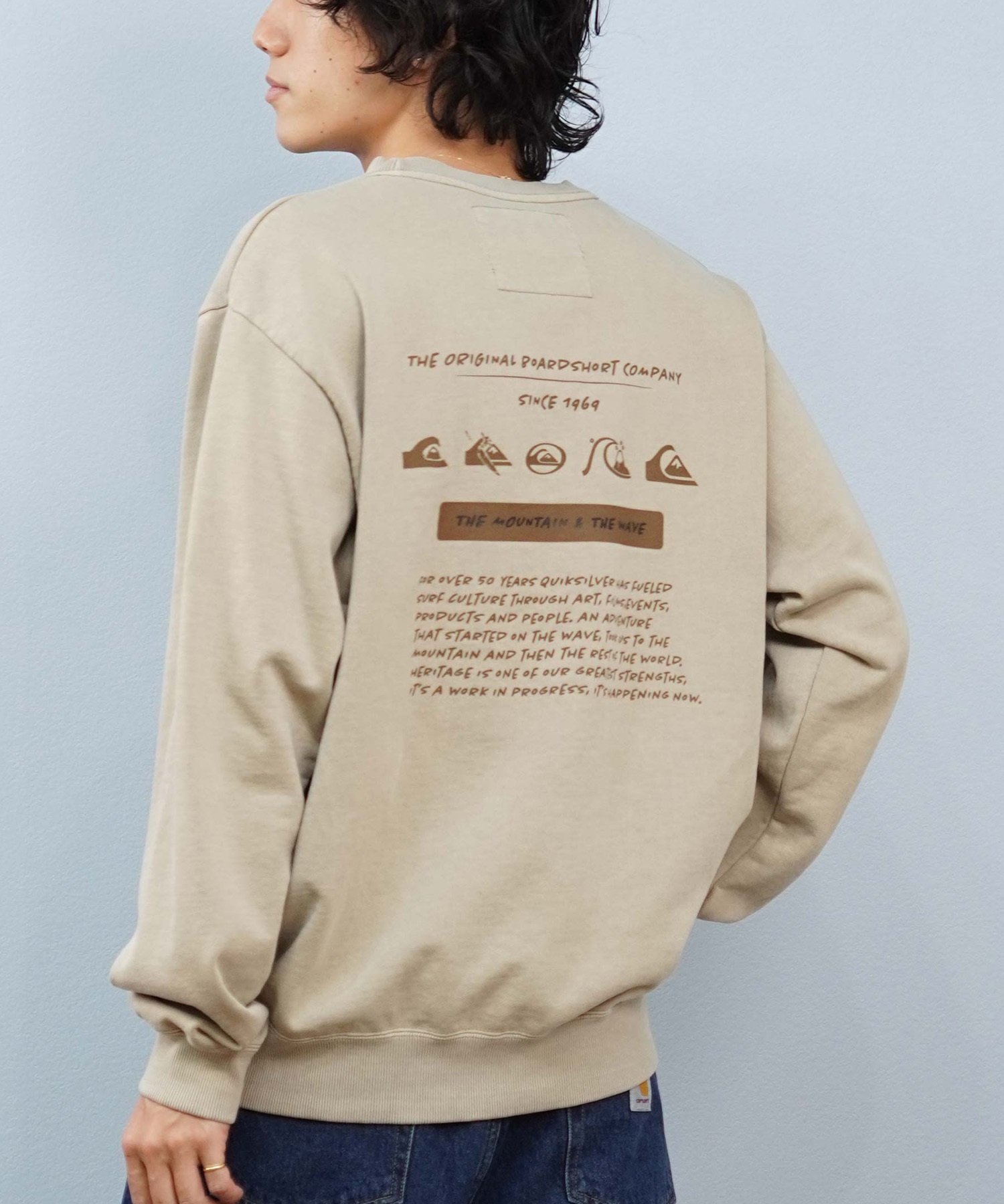 QUIKSILVER クイックシルバー トレーナー スウェット メンズ クルー