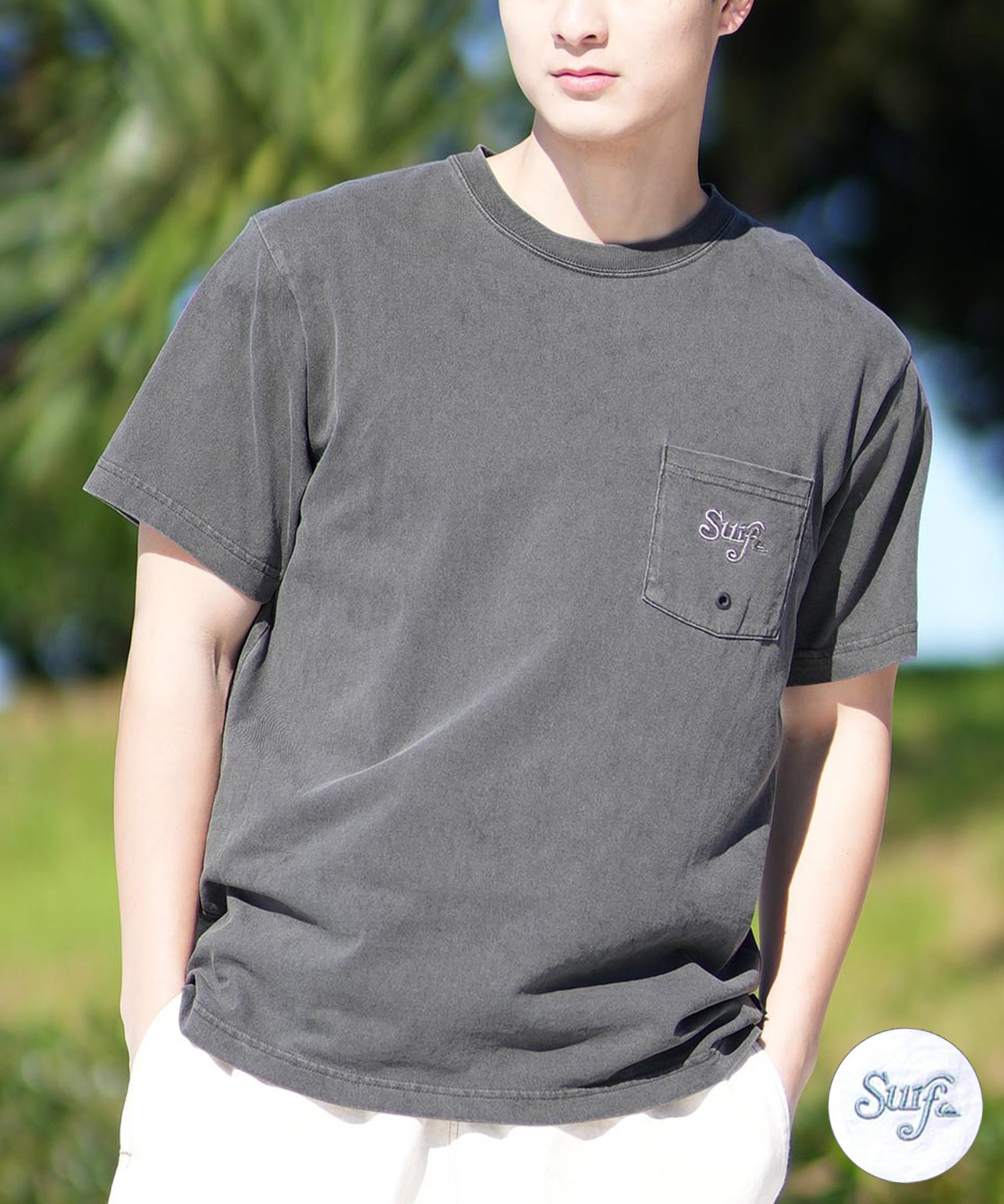 QUIKSILVER クイックシルバー 半袖 Tシャツ メンズ ポケットT