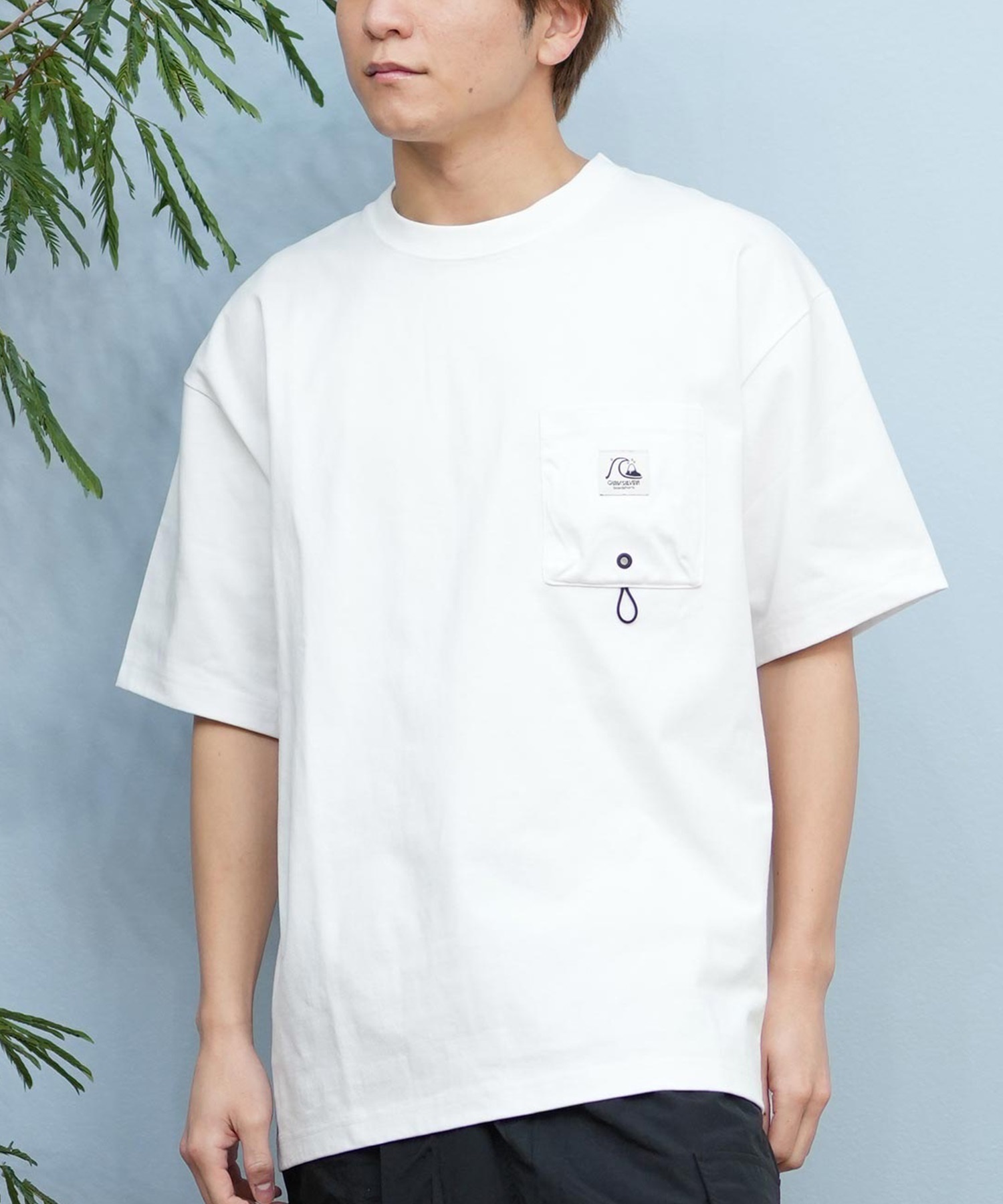 QUIKSILVER クイックシルバー 半袖 Tシャツ メンズ ポケT ワン