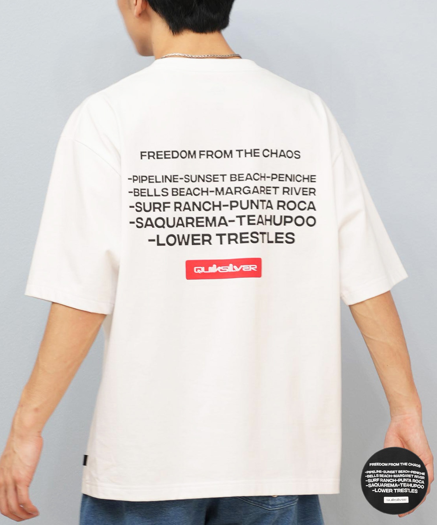 QUIKSILVER Tシャツ クイックシルバー（Quiksilver）（メンズ）HAND DRAWN 半袖Tシャツ