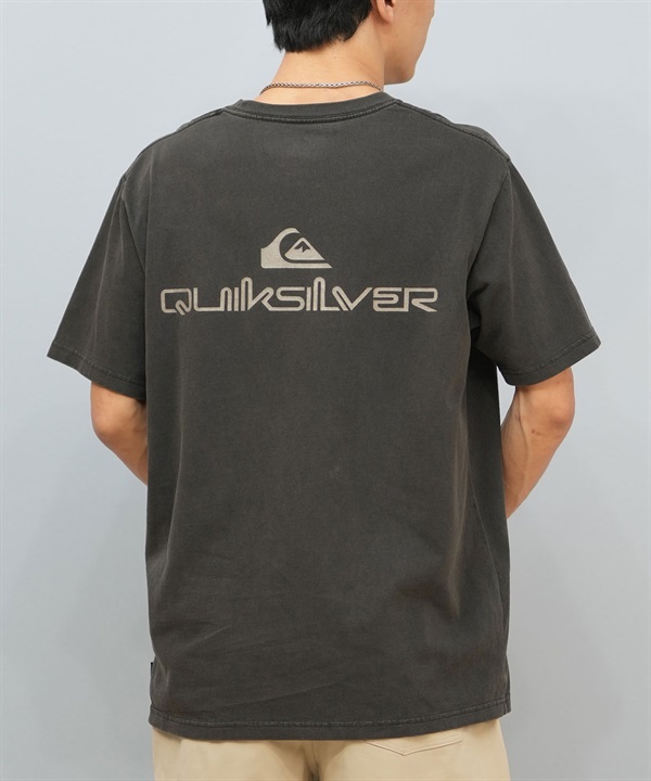 QUIKSILVER クイックシルバー 半袖 Tシャツ メンズ ロゴ フロントプリント バックプリント DOUBLE LOGO ST QST252013