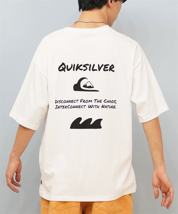 QUIKSILVER クイックシルバー 半袖 Tシャツ メンズ ロゴ バックプリント HAND DRAWN ST QST252017