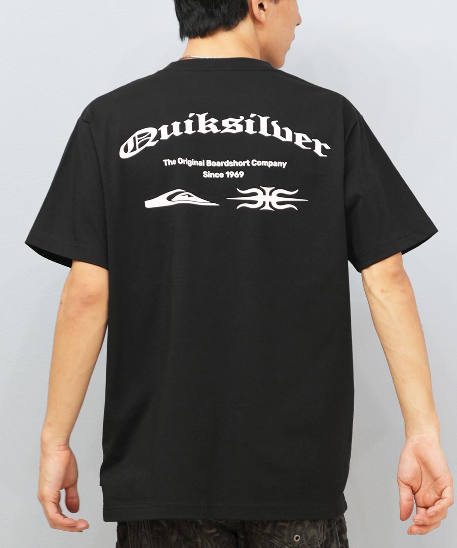QUIKSILVER クイックシルバー 半袖 Tシャツ メンズ バックプリント