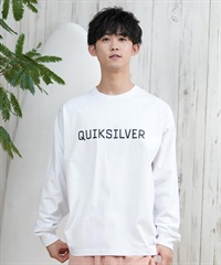 QUIKSILVER クイックシルバー メンズ 長袖Tシャツ ロンT シンプル ユニ