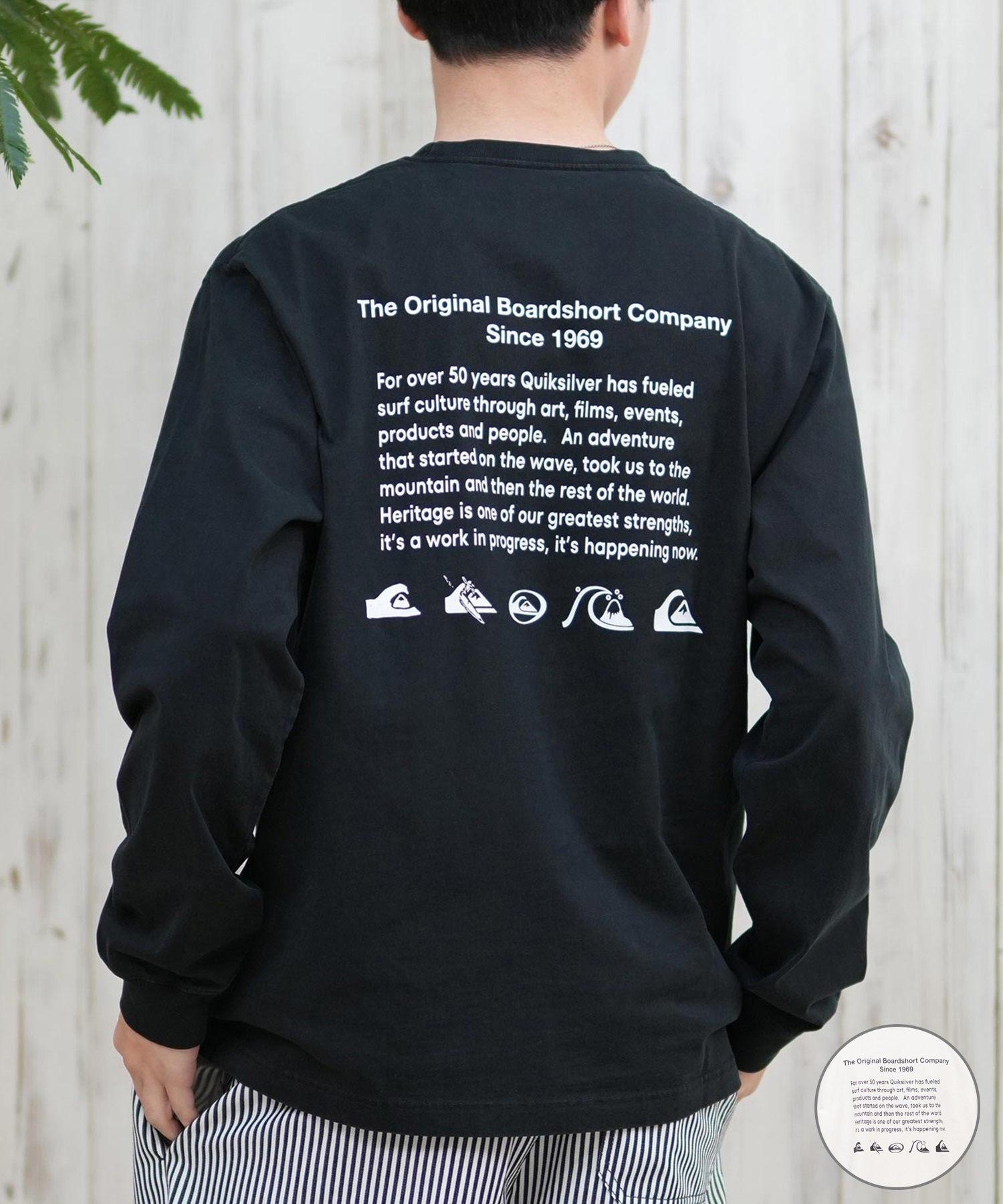 QUIKSILVER クイックシルバー メンズ 長袖Tシャツ ロンT