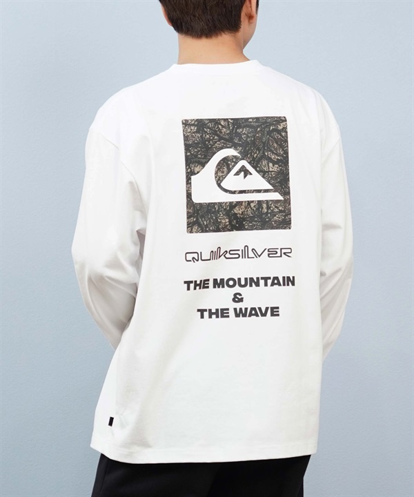 QUIKSILVER クイックシルバー 長袖 Tシャツ ロンT メンズ バックプリント ロゴ QLT254606M
