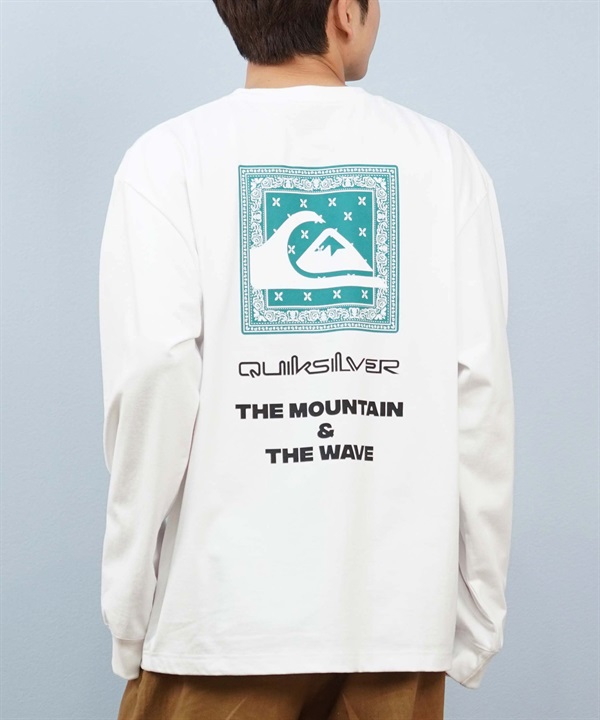 QUIKSILVER クイックシルバー 長袖 Tシャツ ロンT メンズ バックプリント ロゴ QLT254606M