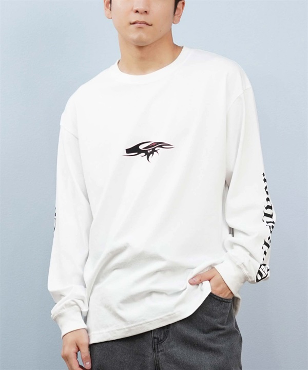 QUIKSILVER クイックシルバー 長袖 Tシャツ ロンT メンズ ロゴ MK OLD ENGLISH LT QLT254607M