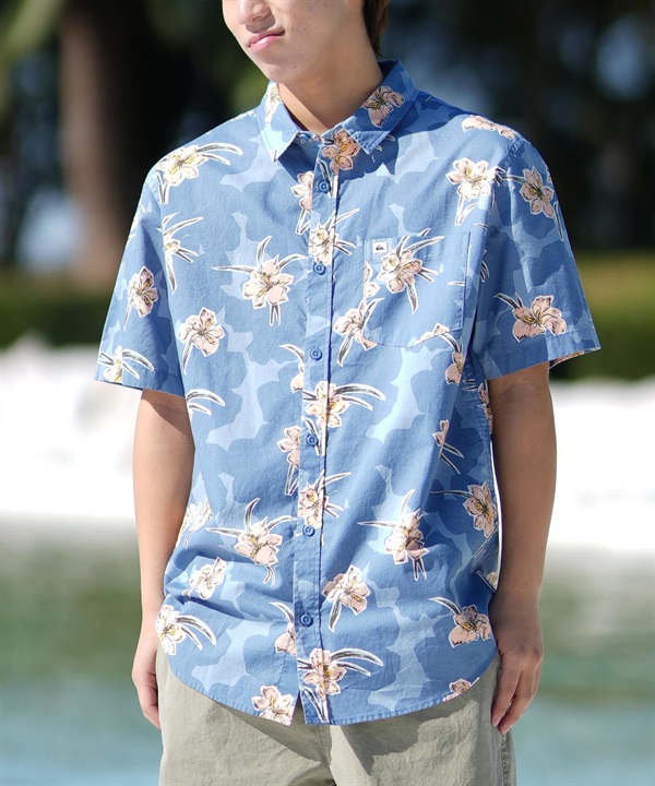 QUIKSILVER クイックシルバー 半袖 シャツ メンズ 総柄 柄シャツ APERO CLASSIC SS EQYWT04605