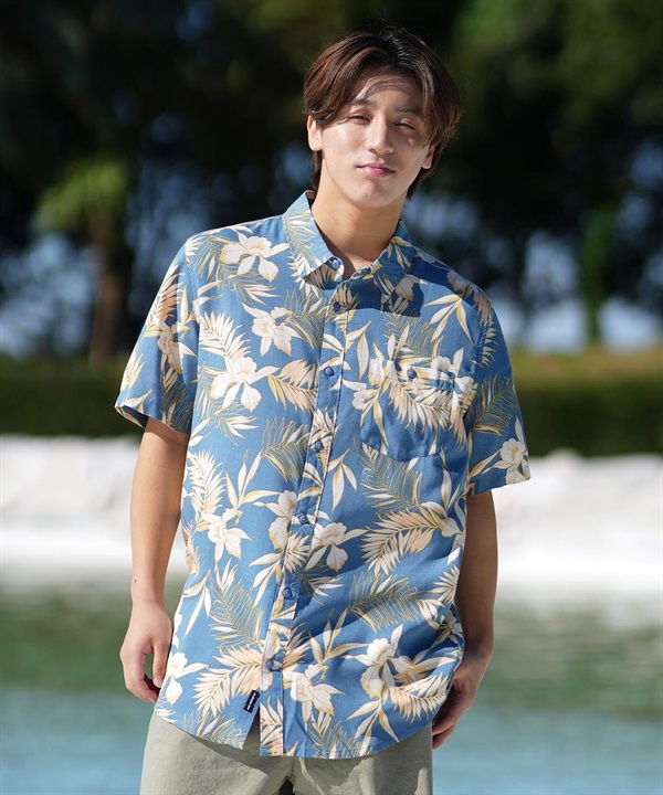 QUIKSILVER クイックシルバー メンズ 半袖 シャツ アロハシャツ EQYWT04621